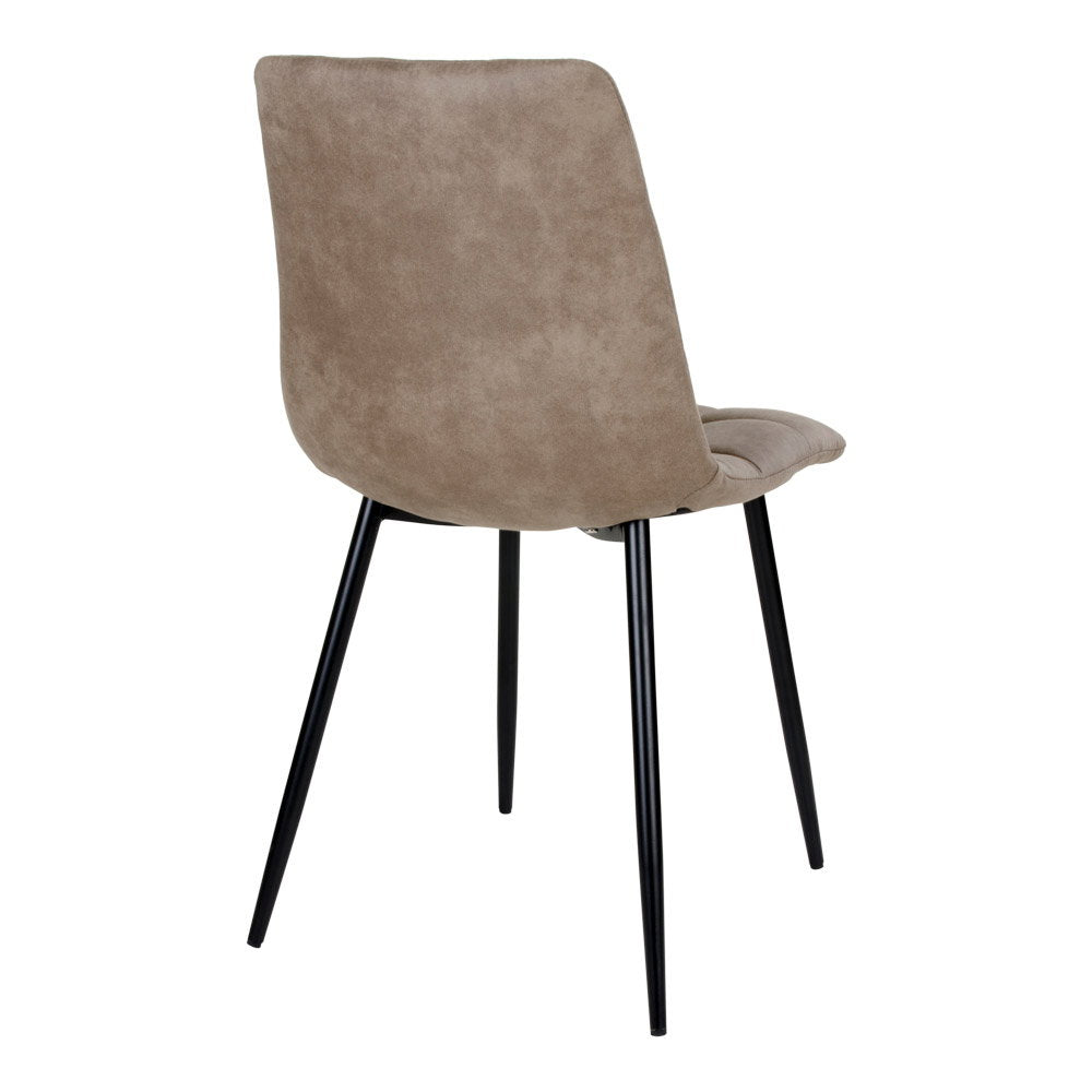 2-pk Middelfart spisestol lys brun