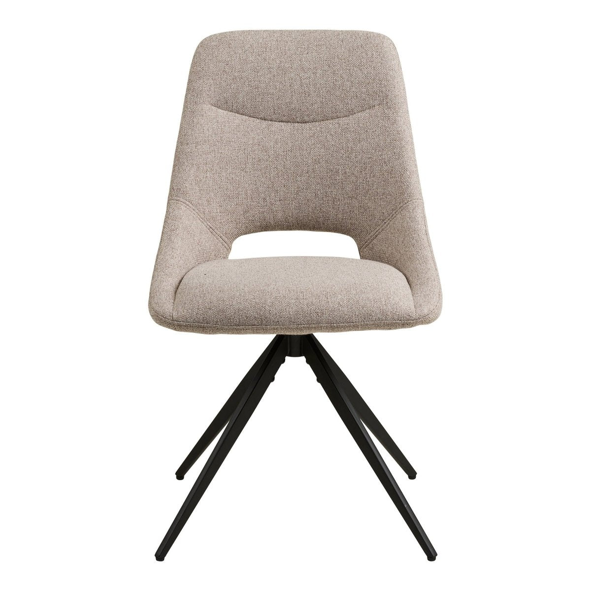 2-pk Dokka dreibar spisestol sand