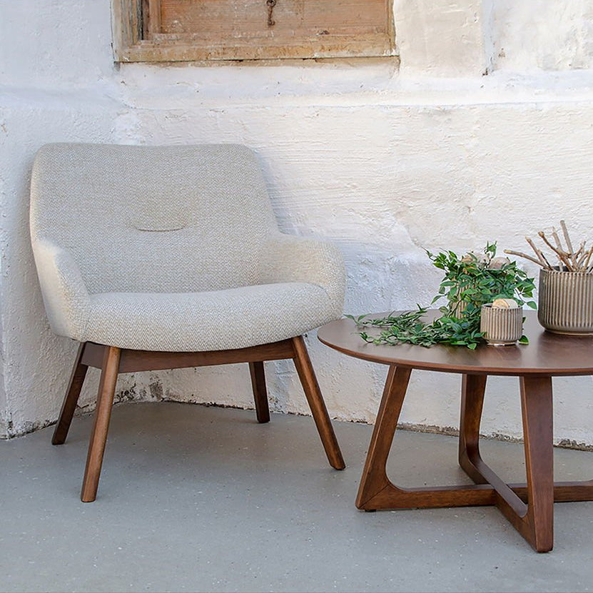 London Lounge stol sandfarget - Lindas Dekor