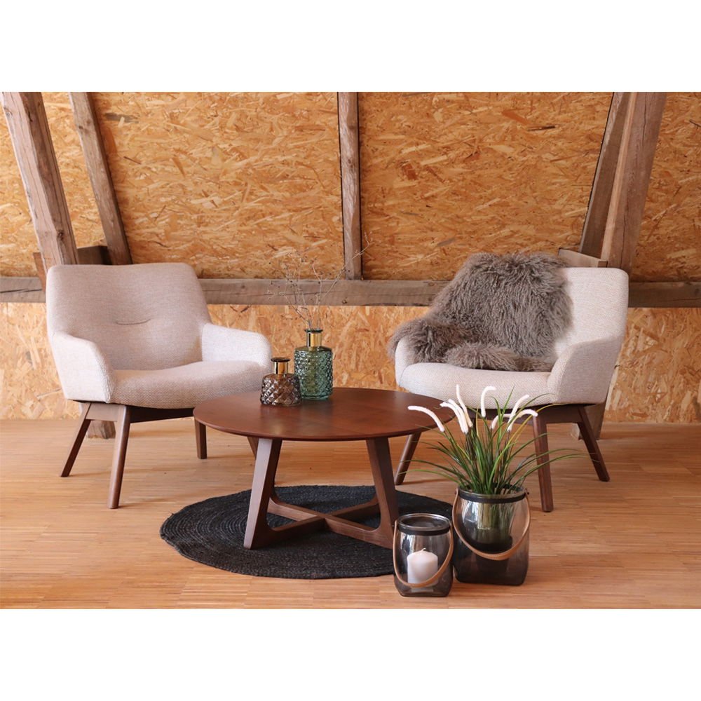 London Lounge stol sandfarget - Lindas Dekor