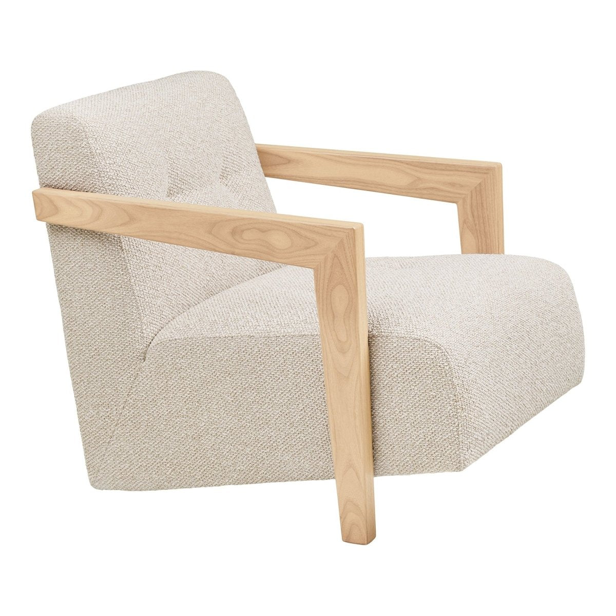 Caracas loungestol beige – setehøyde 41 cm