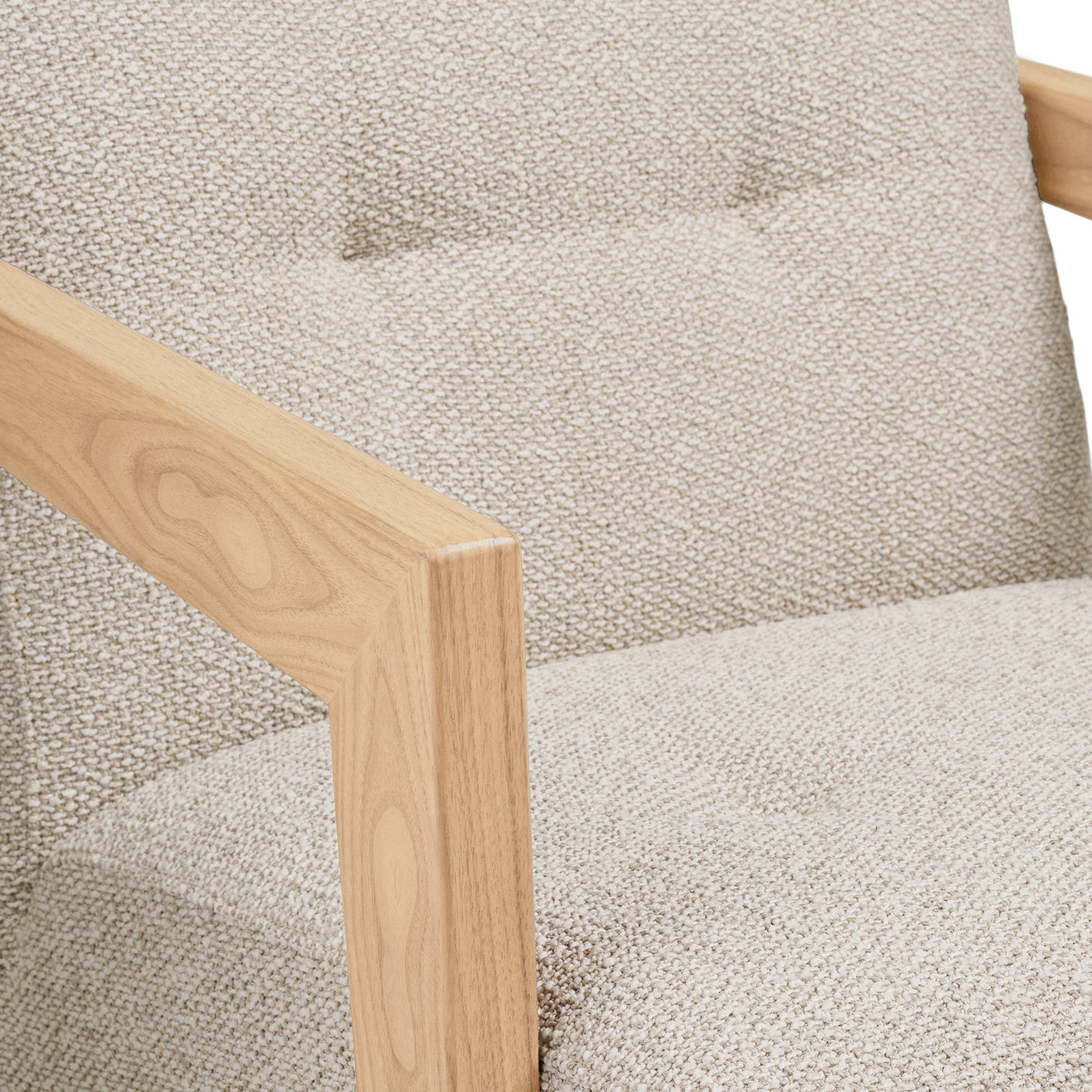 House Nordic Caracas – beige lenestol til stue og lesekrok