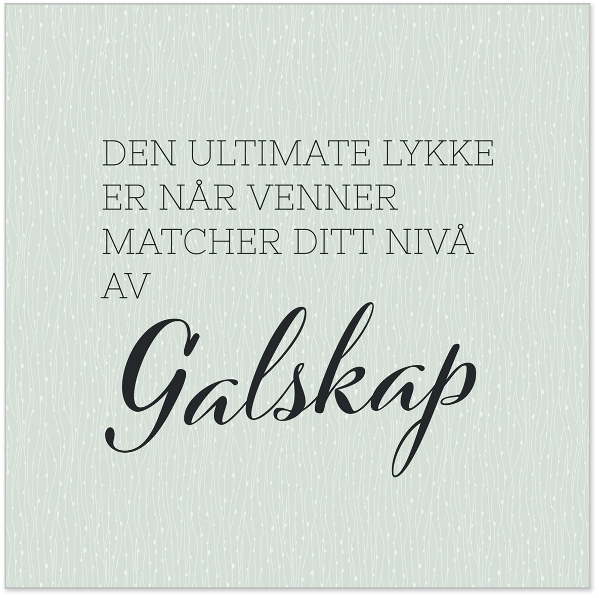 Pakke med 20 stk servietter til tapas, kakebord og servering