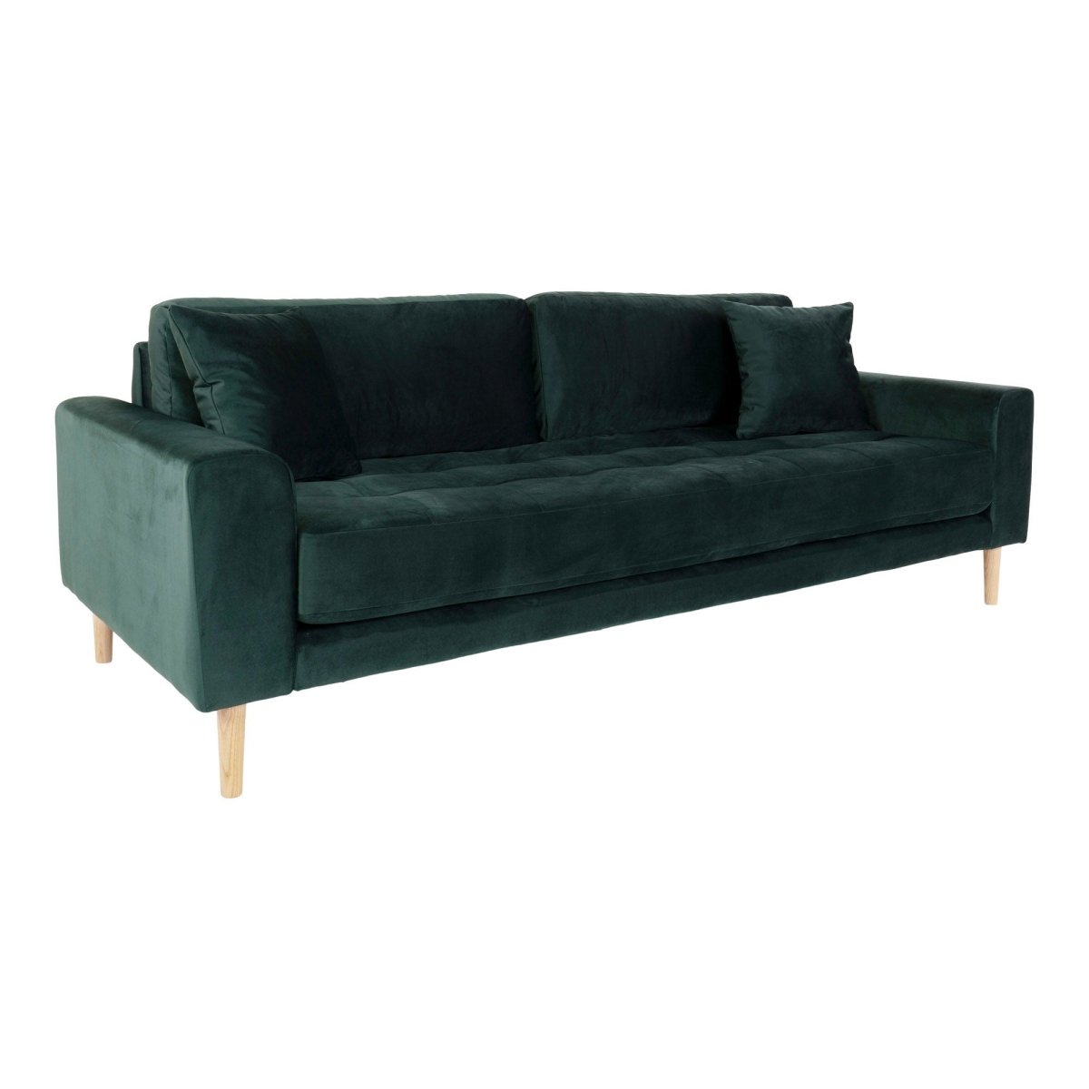 Lido 3 seters sofa mørkegrønn - Lindas Dekor