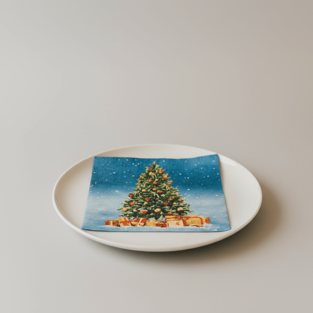20 - pk Servietter Juletre - Lindas Dekor