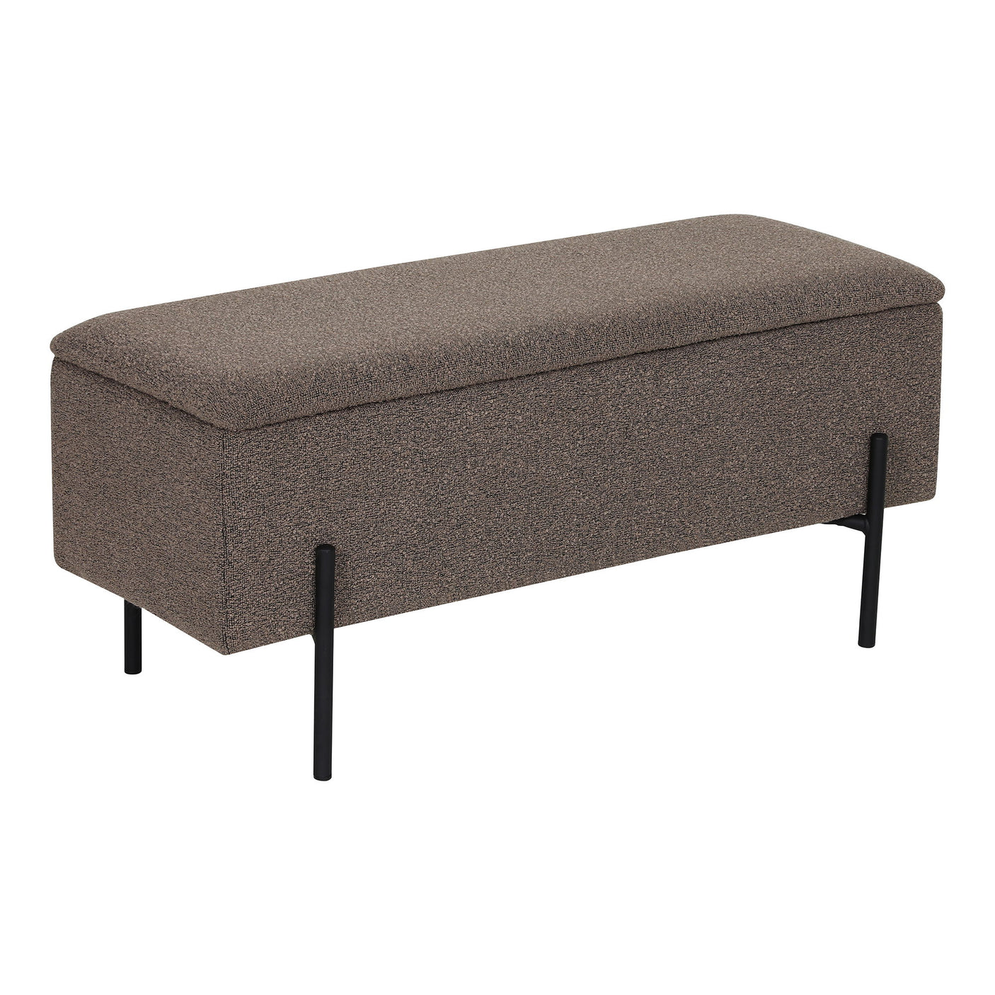House Nordic Watford benk med oppbevaring, boulcé brun 95 x 36,5 x 34 cm