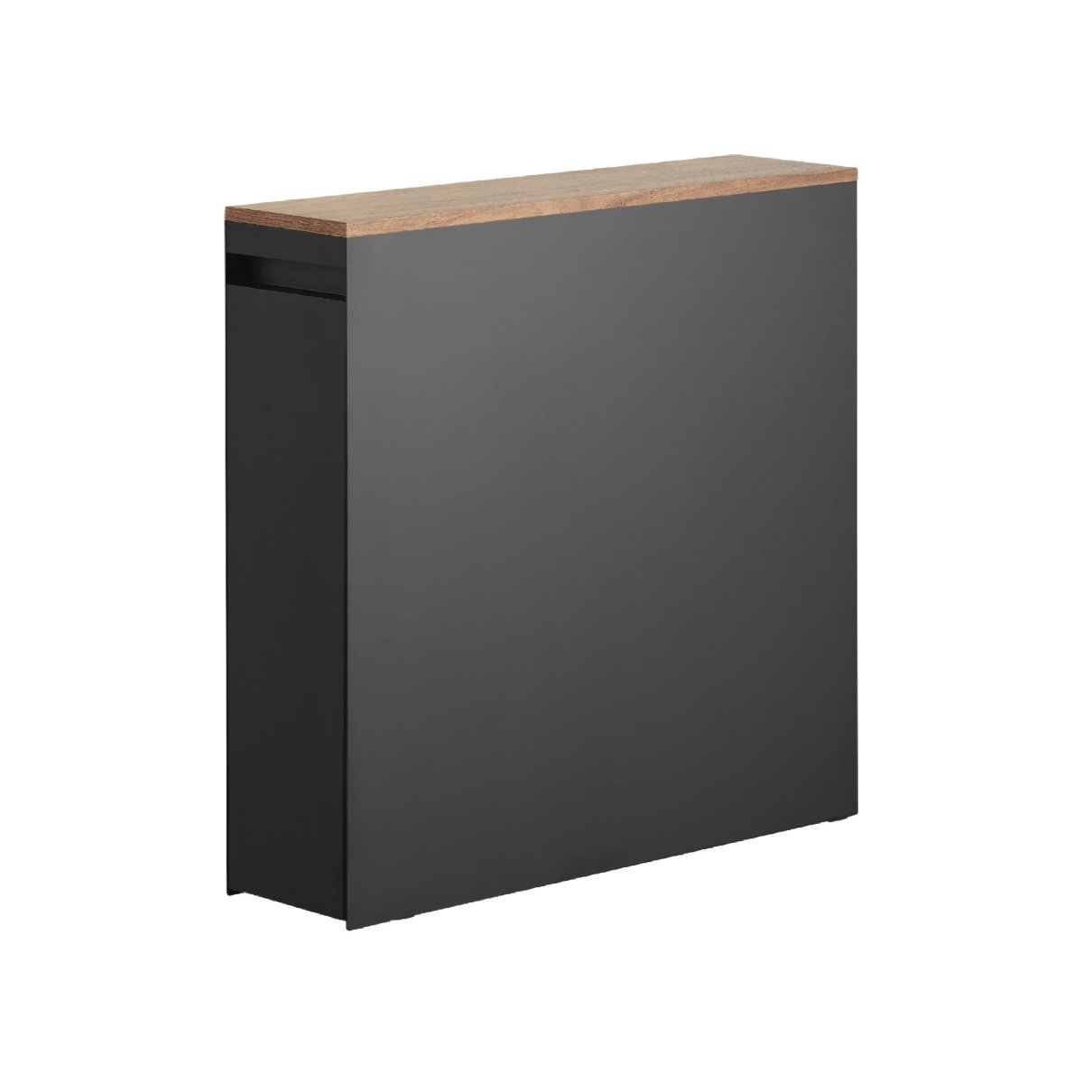Uttrekkbar oppbevaringshylle sort, 55 x 56 cm - Lindas Dekor