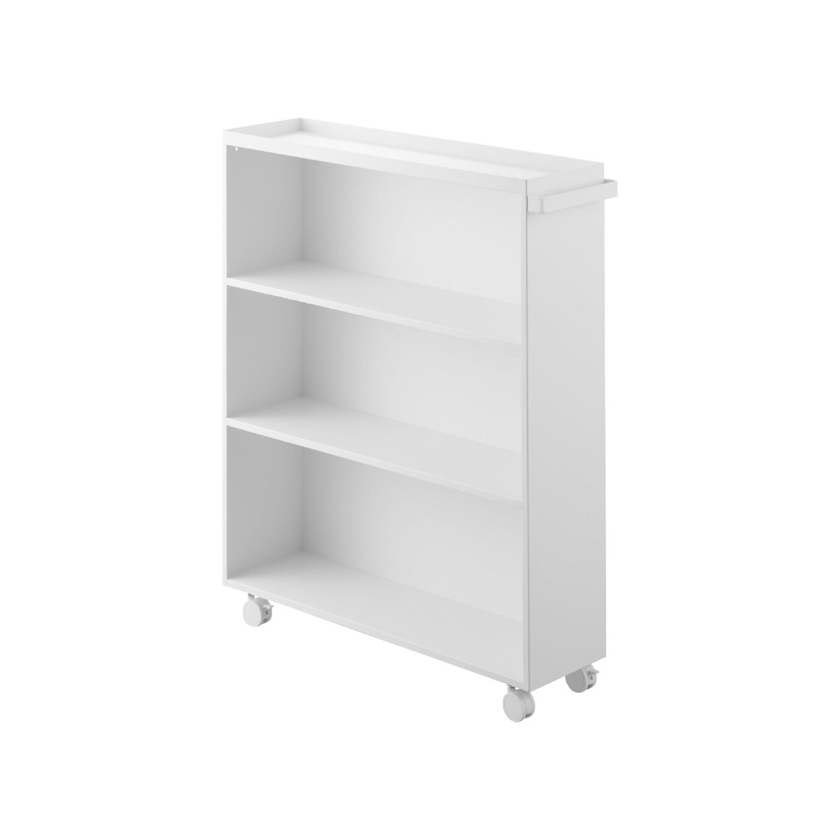 Oppbevaringsvogn med hjul hvit 59 x 70 cm - Lindas Dekor