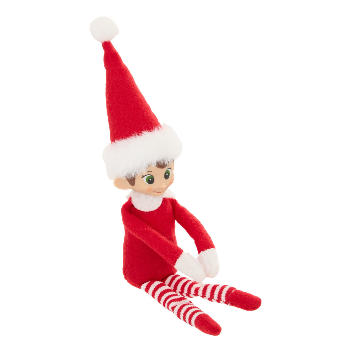 Rampenisse Saperli Popette rød 30 cm 2-pk, hel nisse