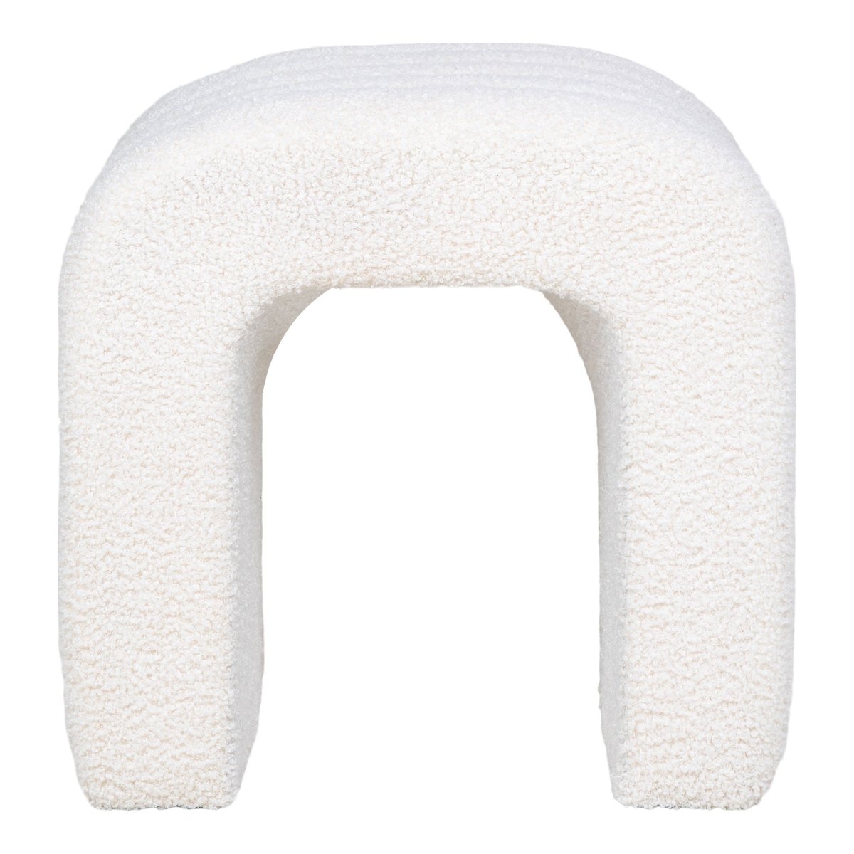 Colma puff hvit 42 x 41 x 36 cm - Lindas Dekor