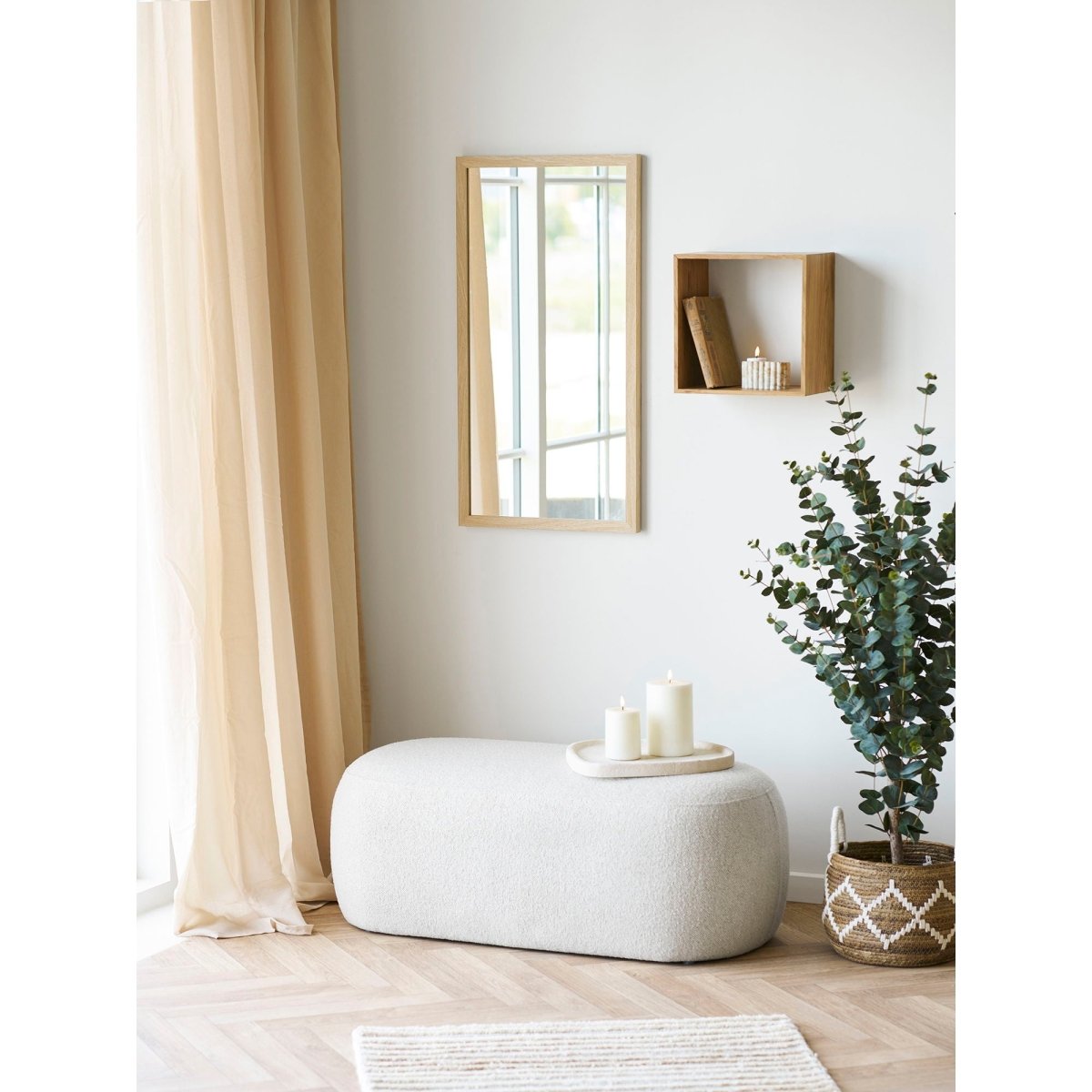 Blossomville benk sand - Lindas Dekor