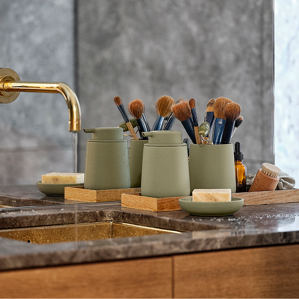 Minimalistisk tannbørsteholder 8 cm diameter