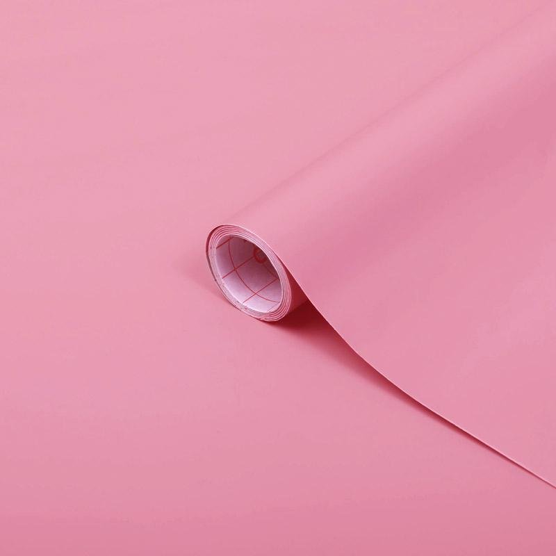 Vareprøve: Uni matt babyrosa kontaktplast - Lindas Dekor