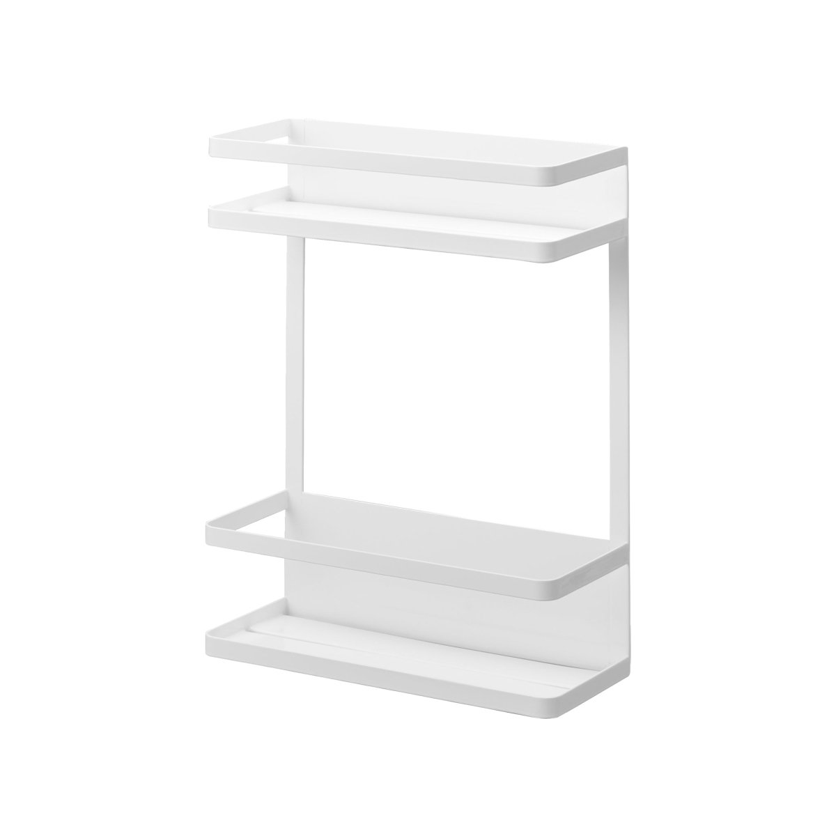 Magnetisk oppbevaringshylle hvit 28 x 11,5 x 40 cm - Lindas Dekor