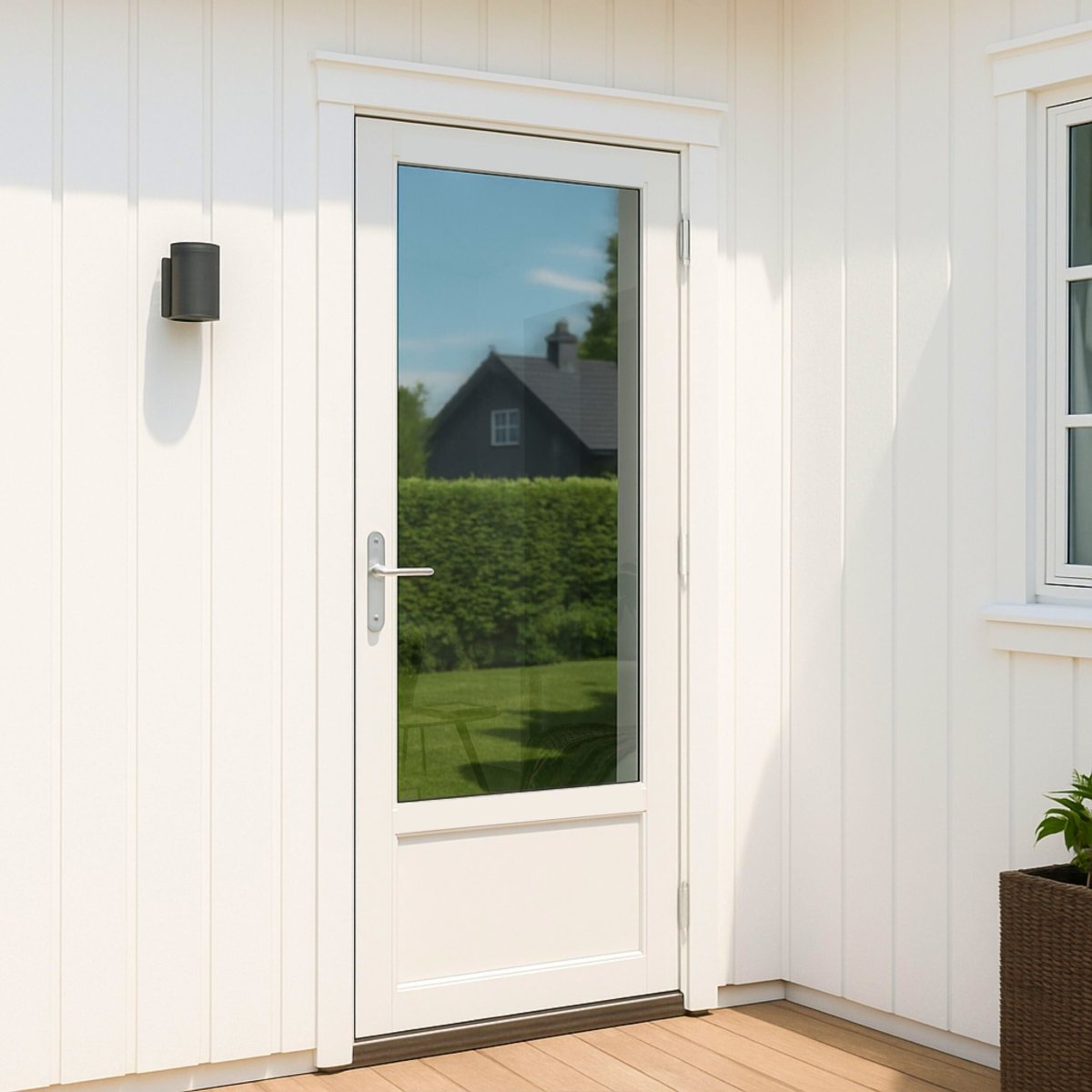 Static Reflektiv vindusfolie 90 cm x 2 meter - Lindas Dekor