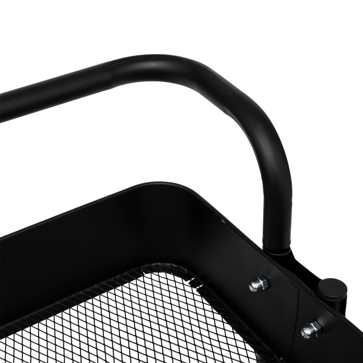 Rullevogn Black Edition 3 hyller sort 86 cm, nærbilde av en hylle