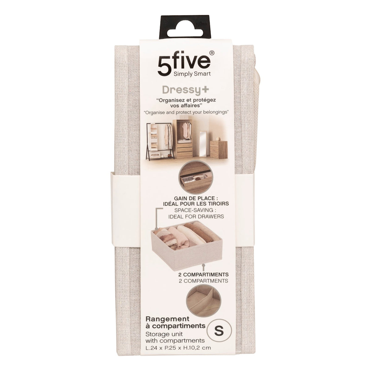 5five Simply Smart Dressy+ skuffeinnsats beige størrelse S i original emballasje