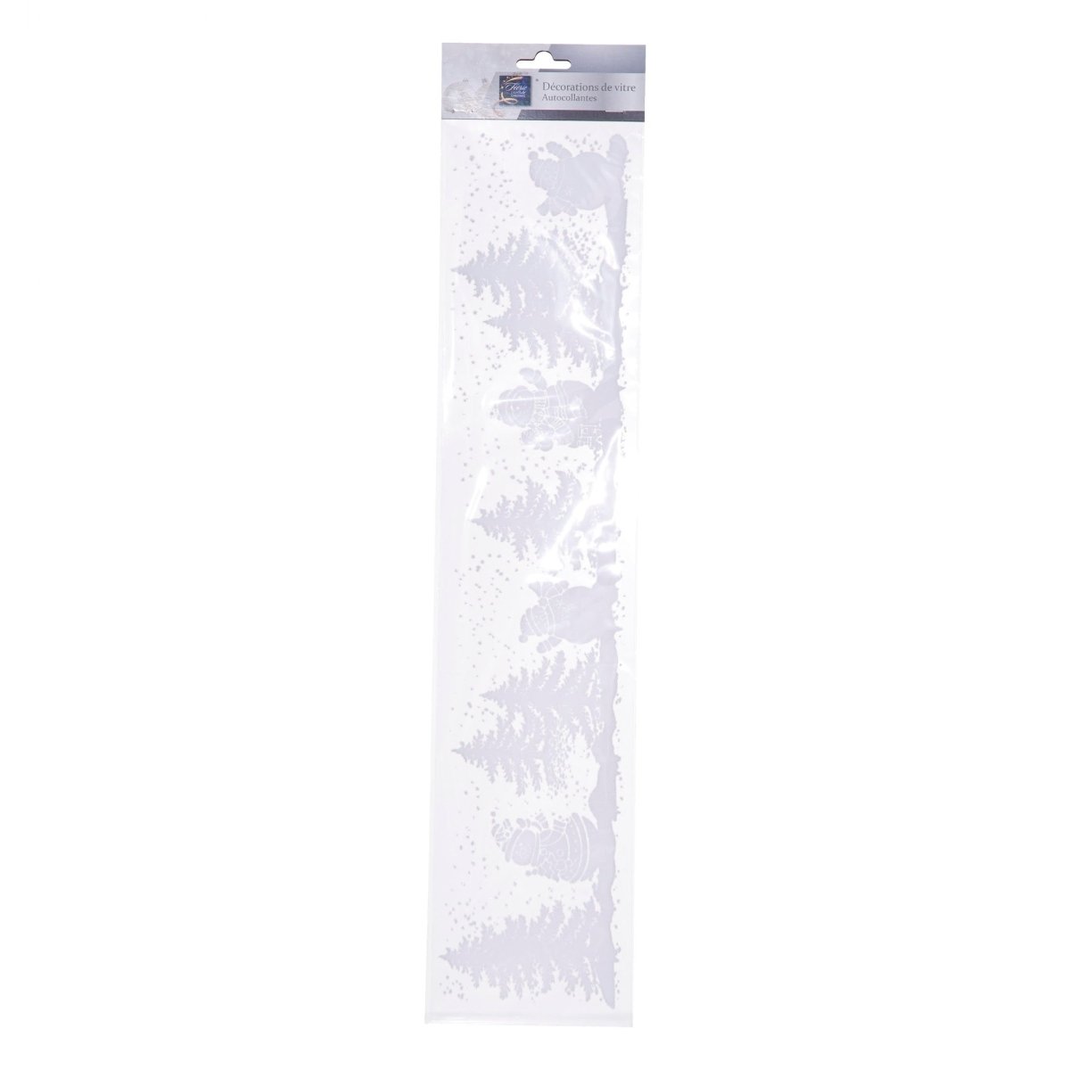 Julebanner stickers hvit 3 design 58 cm, bannerne i pakken