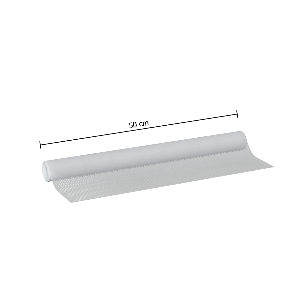 Skuffeinnlegg transparent 50 x 150 cm, mål på innlegget