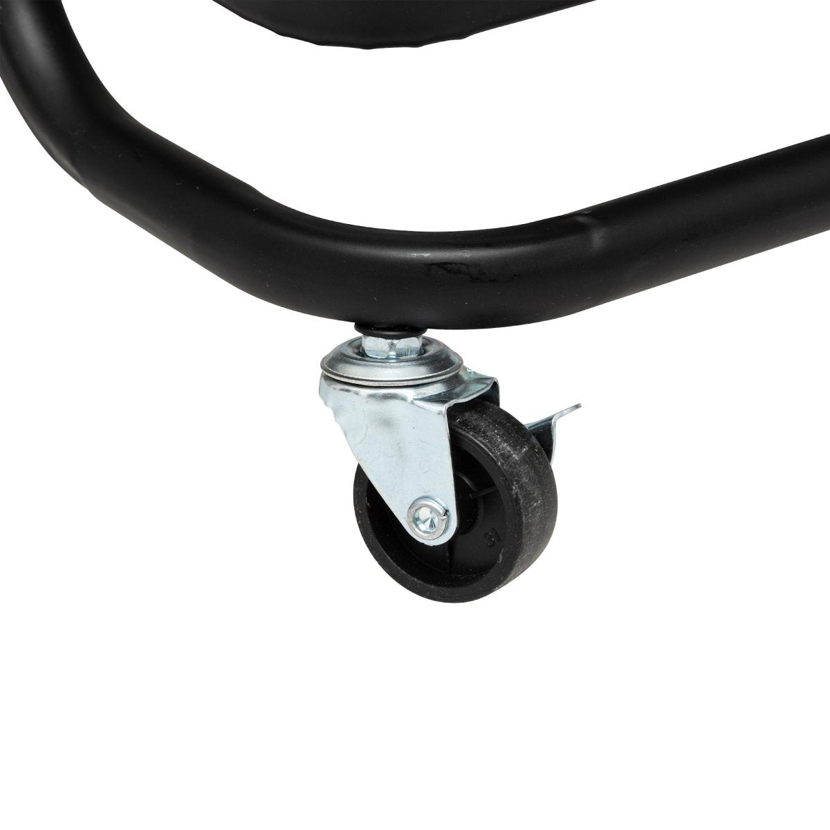 Rullevogn Black Edition 3 hyller sort 86 cm, nærbilde av et hjul