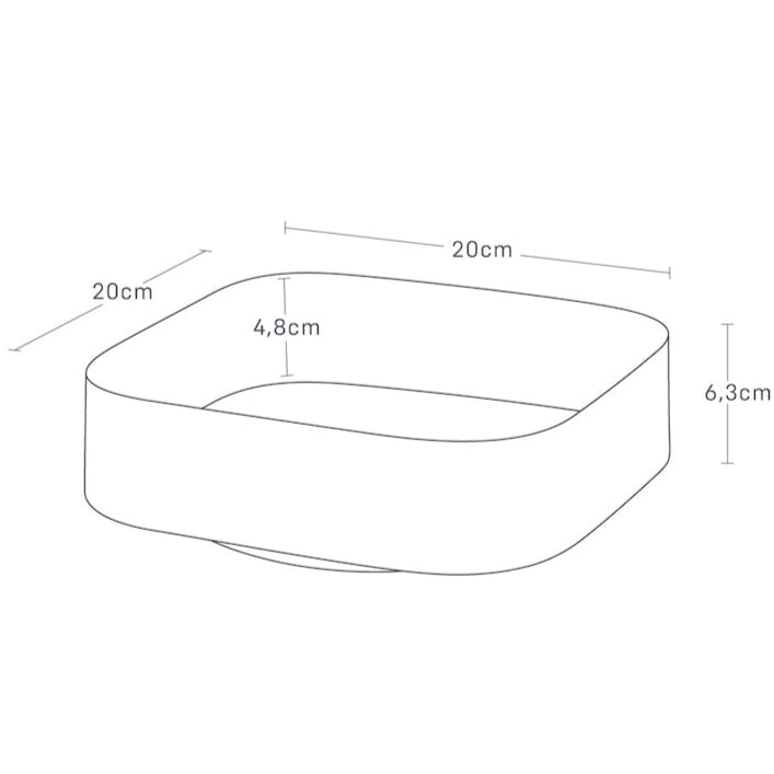 Praktisk dreibart brett for krydder, sauser og oljer.