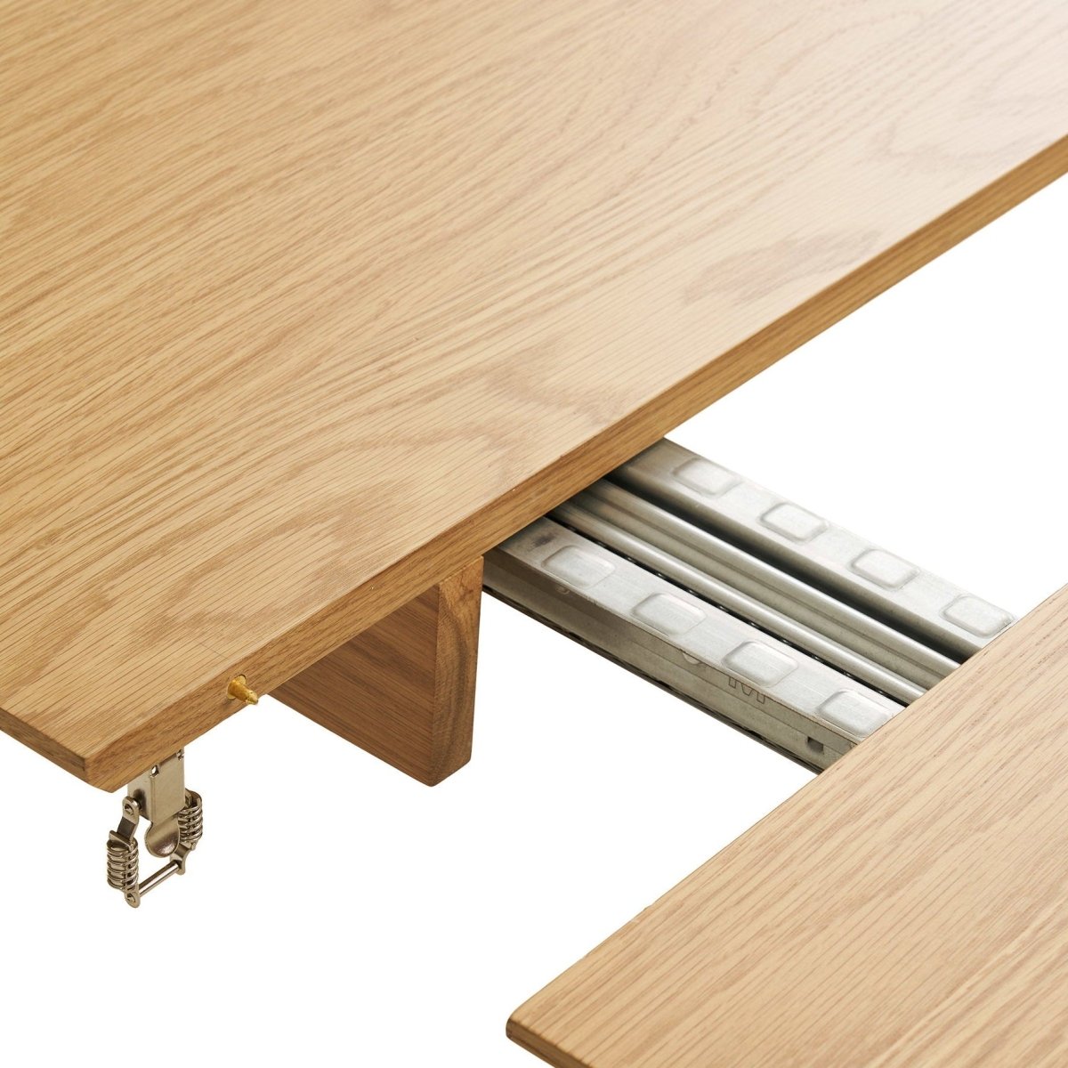 Bundaberg utdragbar matbord i naturlig eikefiniering, 200-300 cm – bild 7