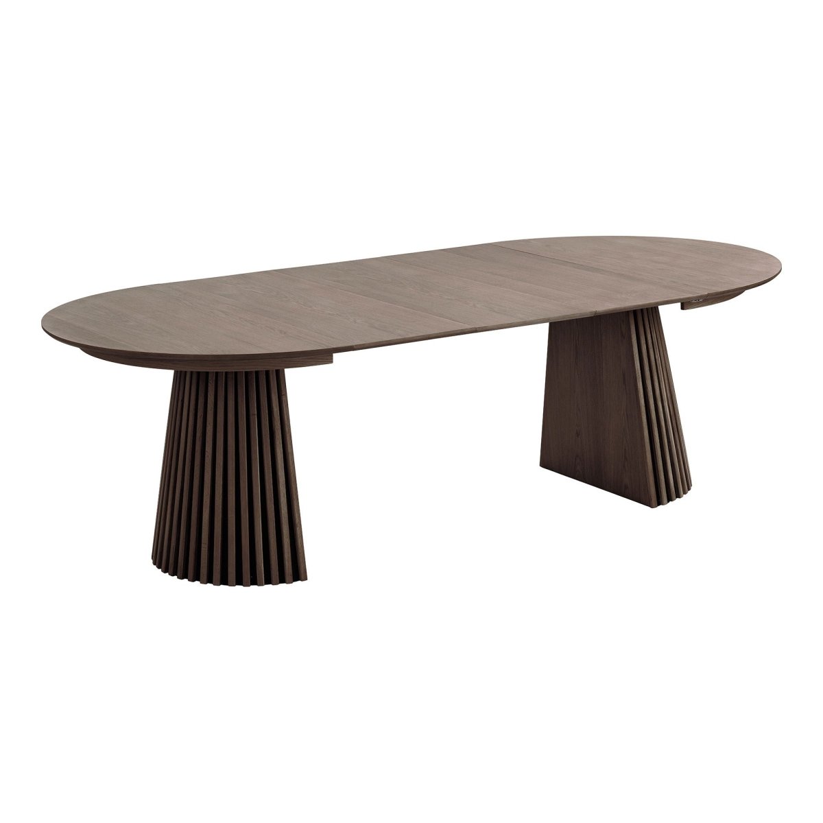 Osaka spisebord smoked oak veneer, uttrekkbart 120 - 240 cm - Lindas Dekor