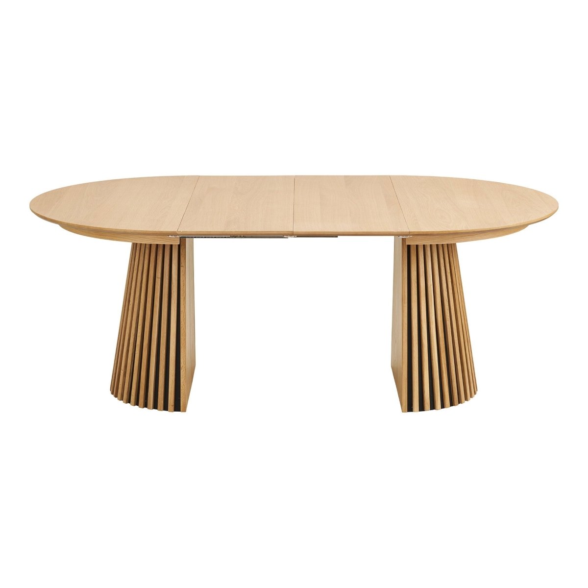 Osaka uttrekkbart spisebord natur eikefiner 120–200 cm - Lindas Dekor