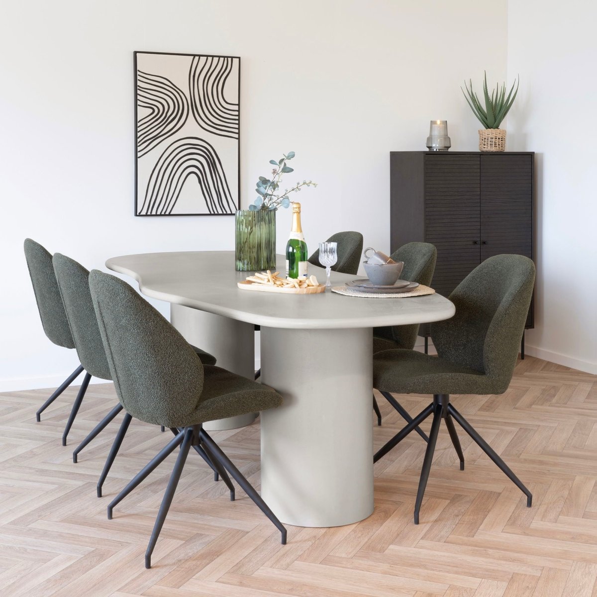Maranola spisebord 96 x 200 x 76 cm - Lindas Dekor