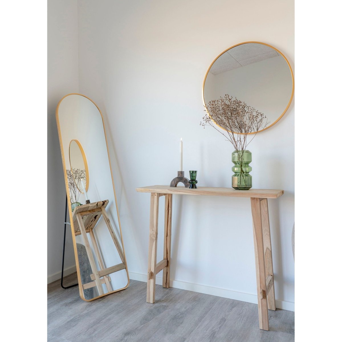 Girona konsollbord teak 90 x 30 x 80 cm - Lindas Dekor