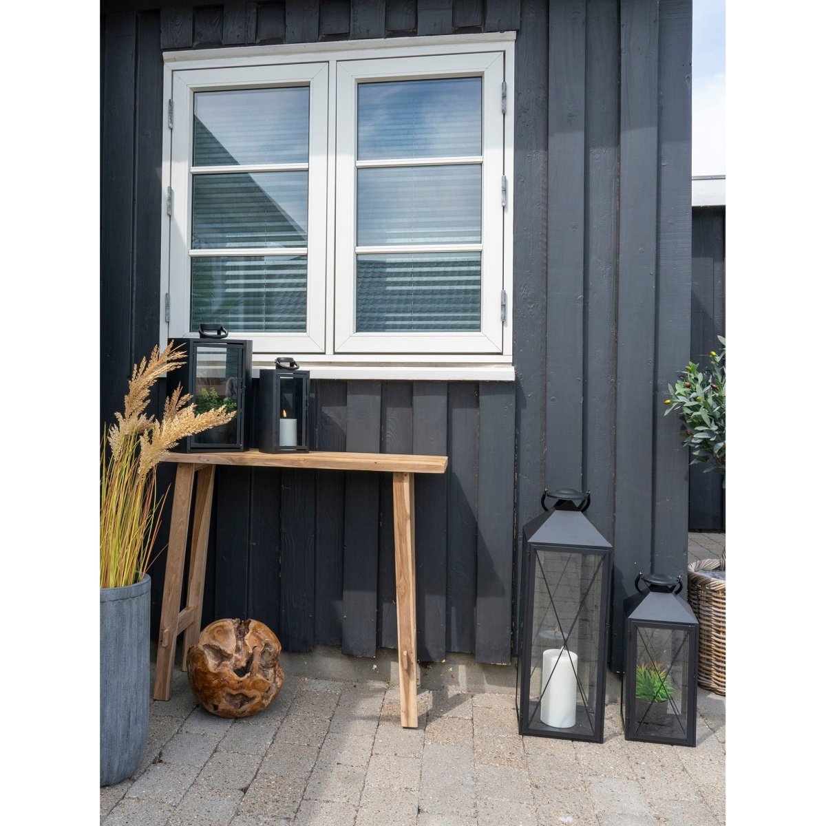 Girona konsollbord teak 90 x 30 x 80 cm - Lindas Dekor