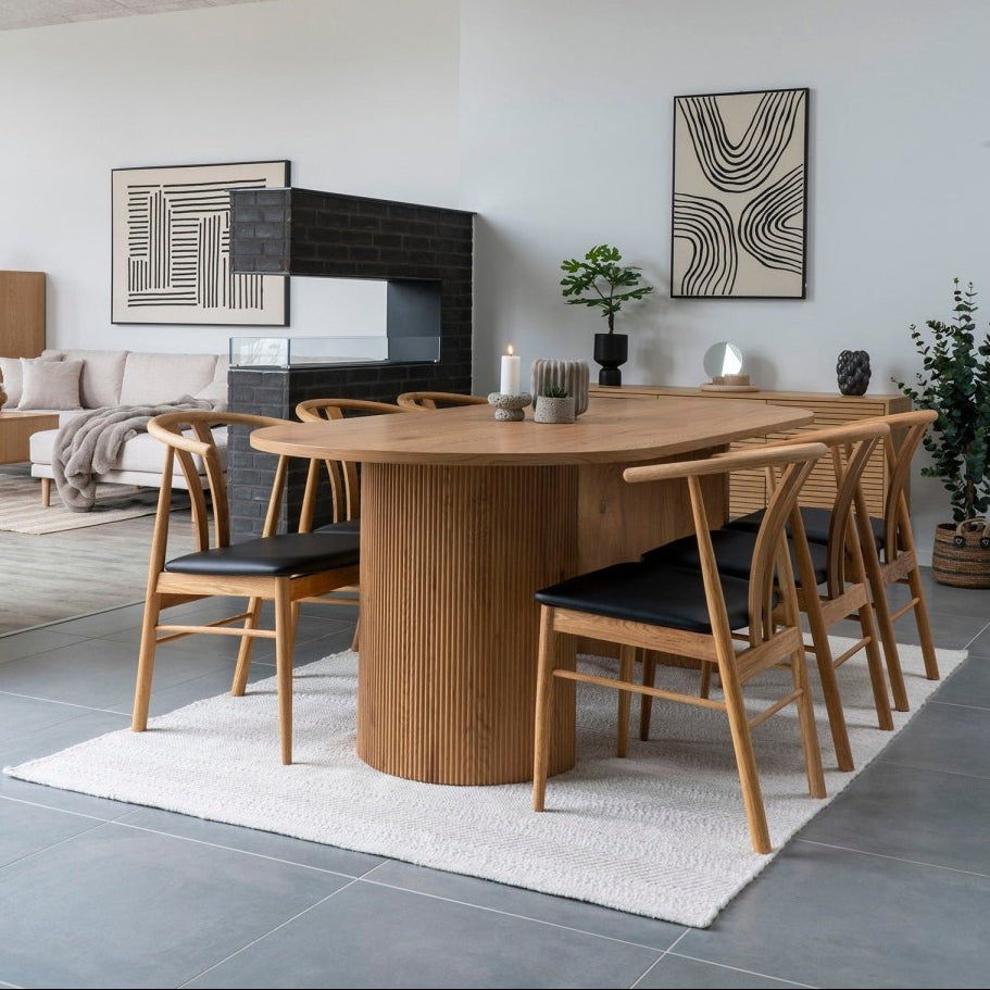 Boavista spisebord natur 210 cm - Lindas Dekor