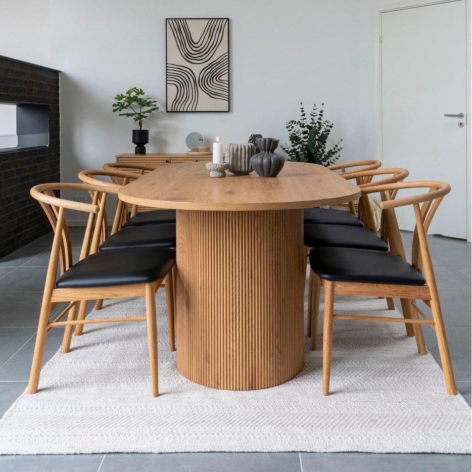 Boavista spisebord natur 210 cm - Lindas Dekor