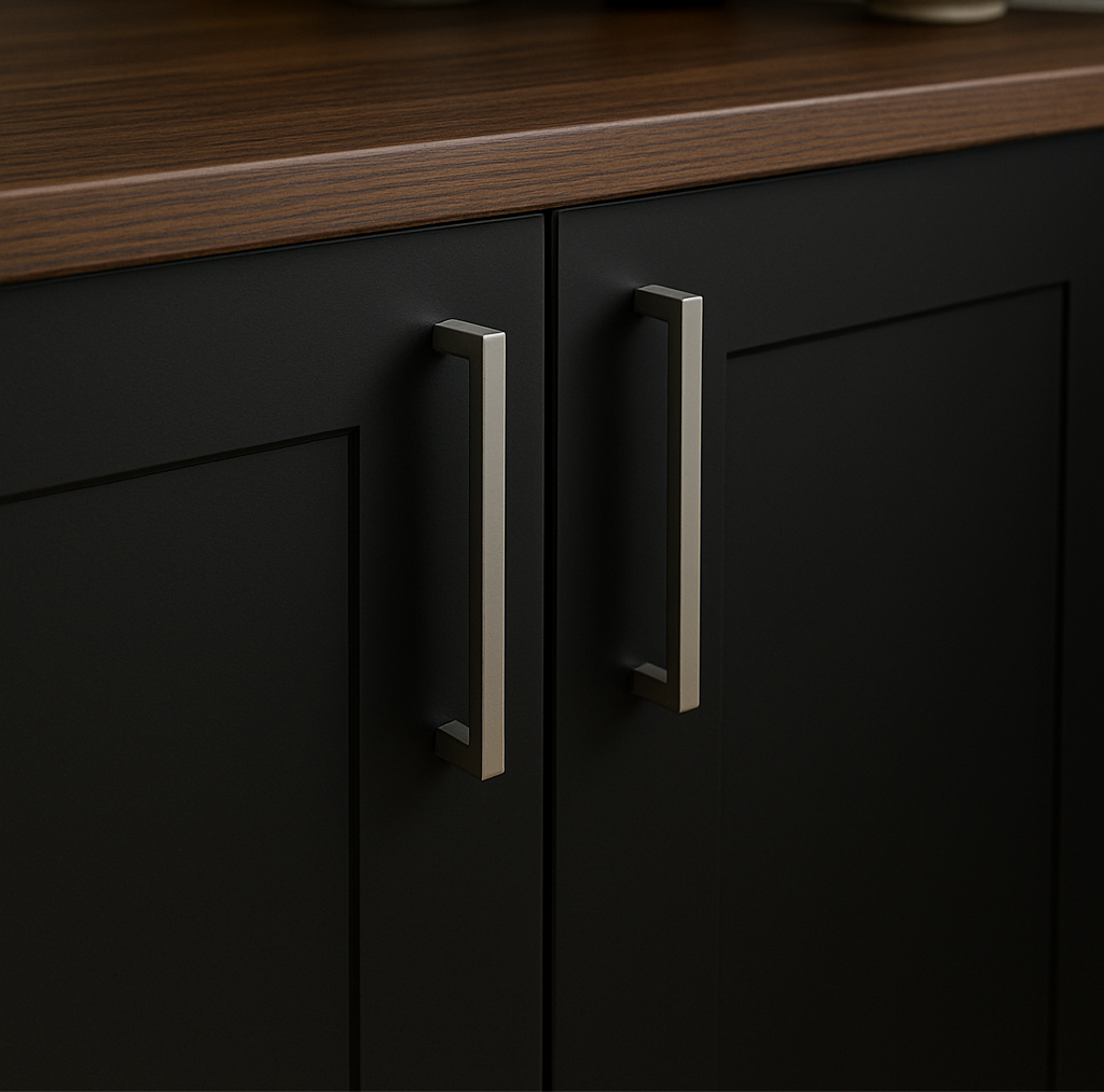 Håndtak sølvfarget