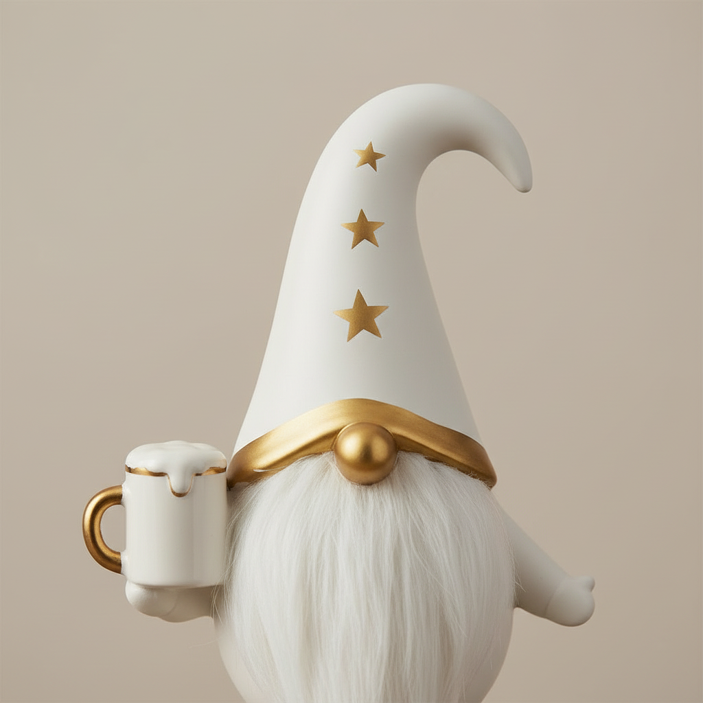 Mats nissefigur hvit