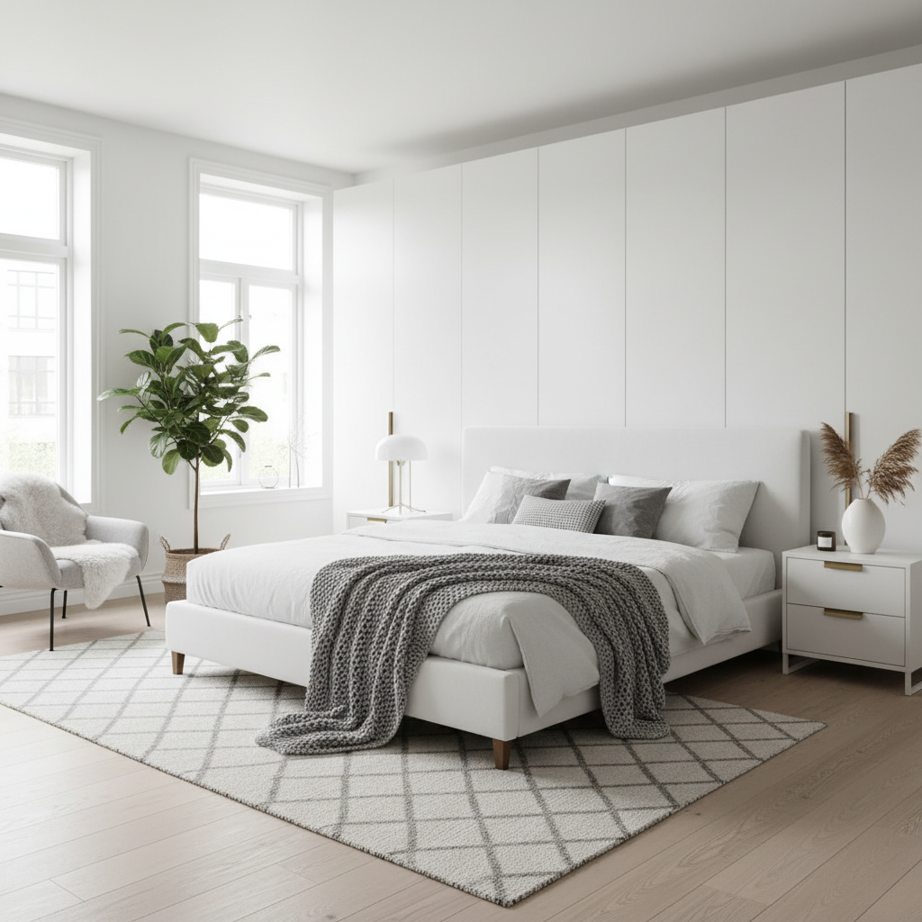 Snow white supermatt kontaktplast