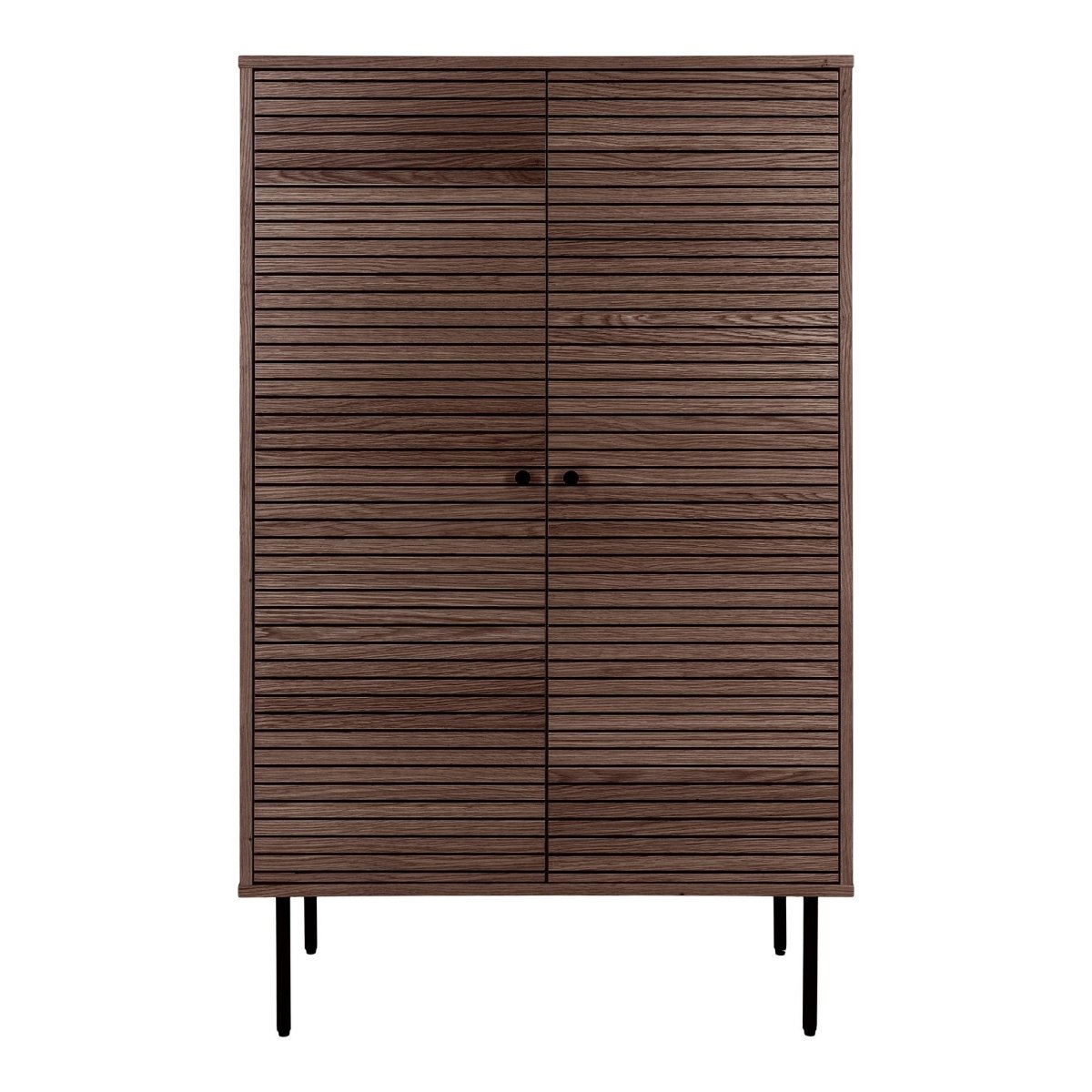 Kyoto skap smoked oak veneer 80 x 40 x 130 cm - Lindas Dekor
