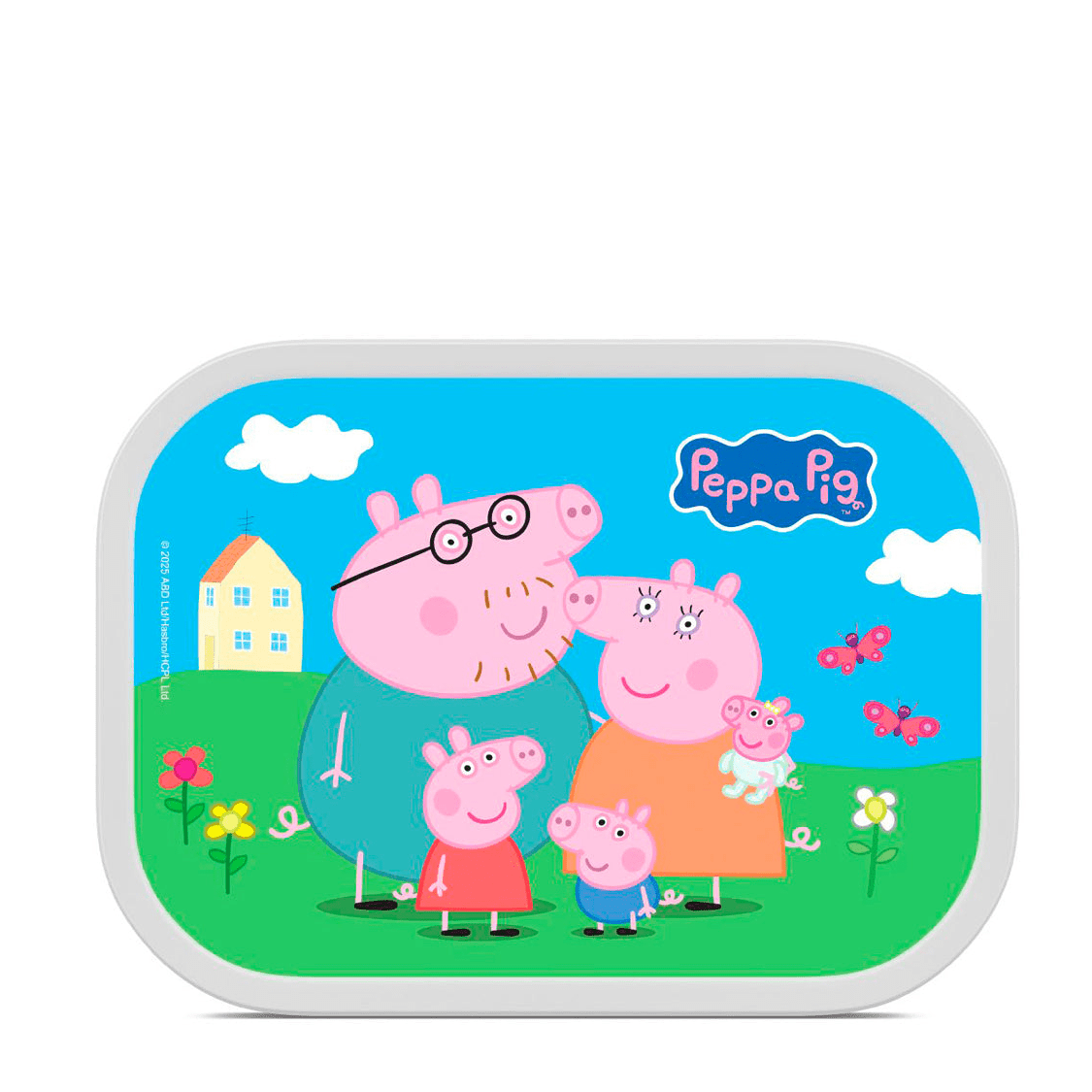 Peppa Gris matboks 17,5 x 13 x 6 cm med rominndeling - Lindas Dekor