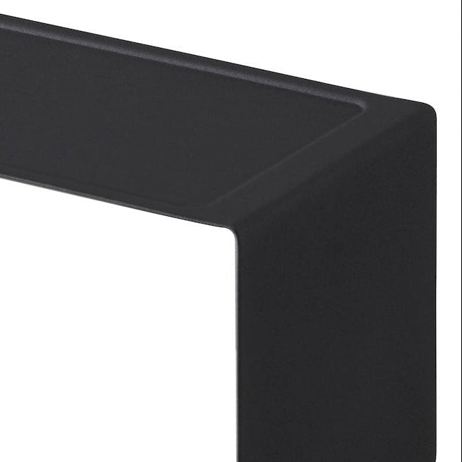 Stabelbar hylle smal sort 30,5 x 14 cm - Lindas Dekor