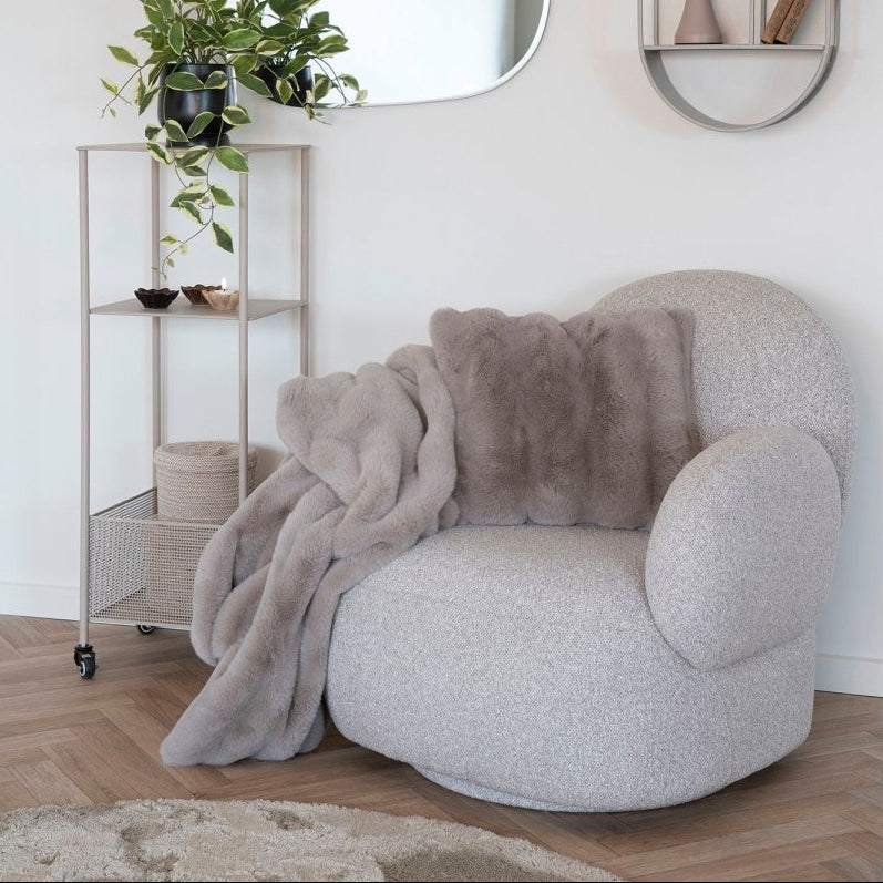Galena pledd beige - Lindas Dekor
