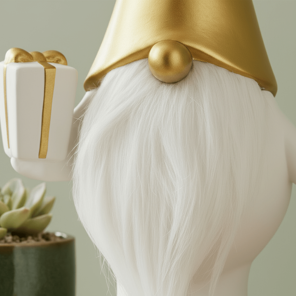 Mats nissefigur guld - Lindas Dekor