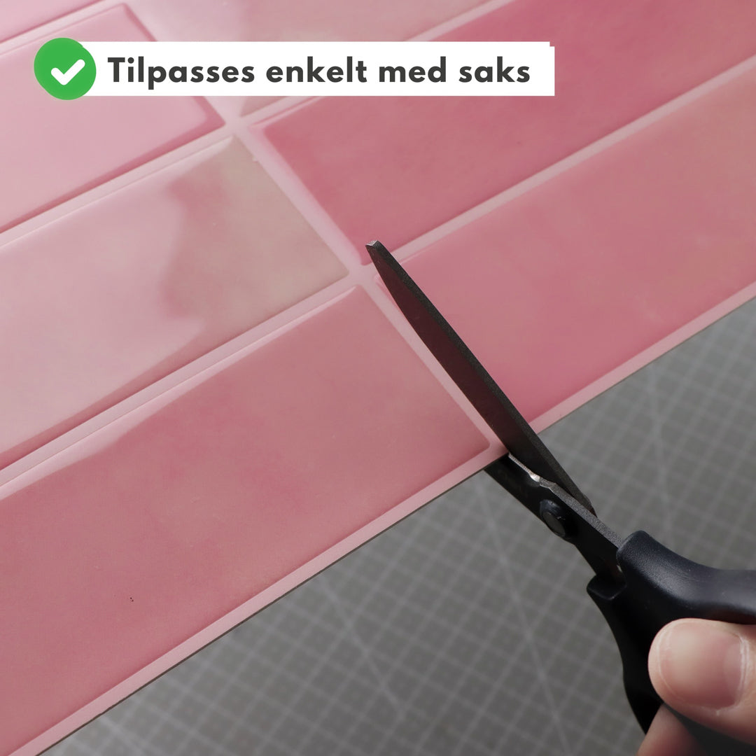 10-pk Adelina Rosa selvklebende veggfliser