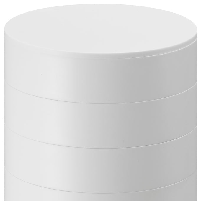 Roterbar smykkebokser hvit