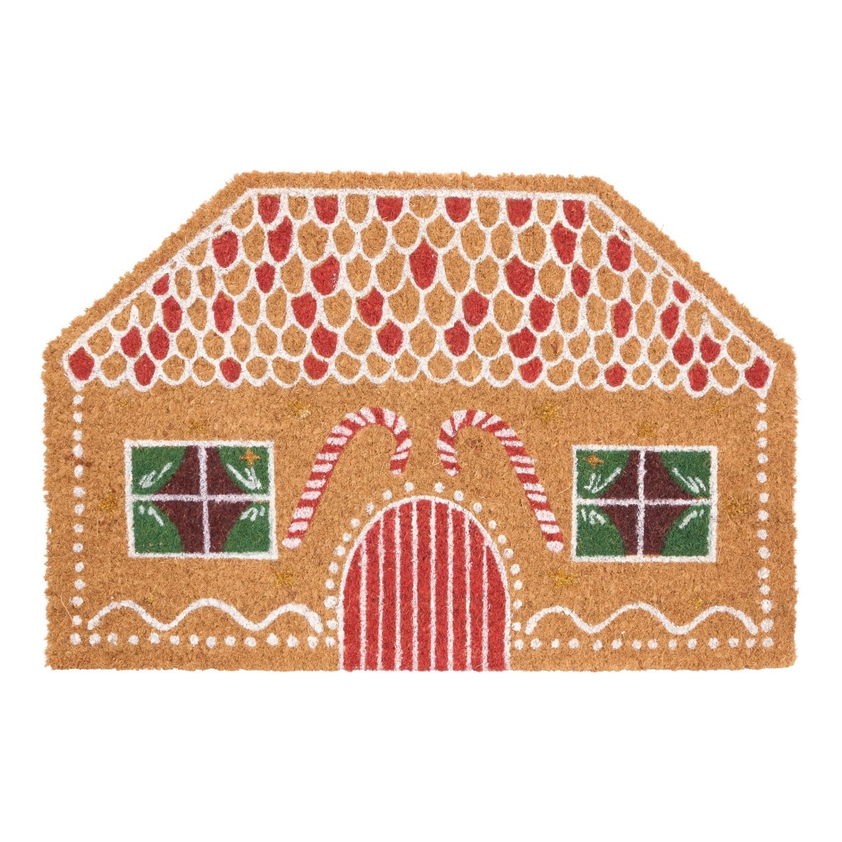 Dørmatte pepperkakehus 60,5 x 40,5 cm