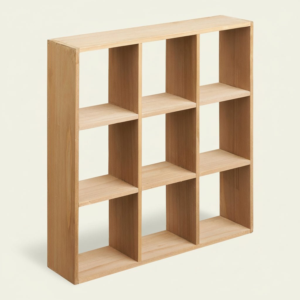 Moss vegghylle furu natur 46 x 10 x 46 cm - Lindas Dekor