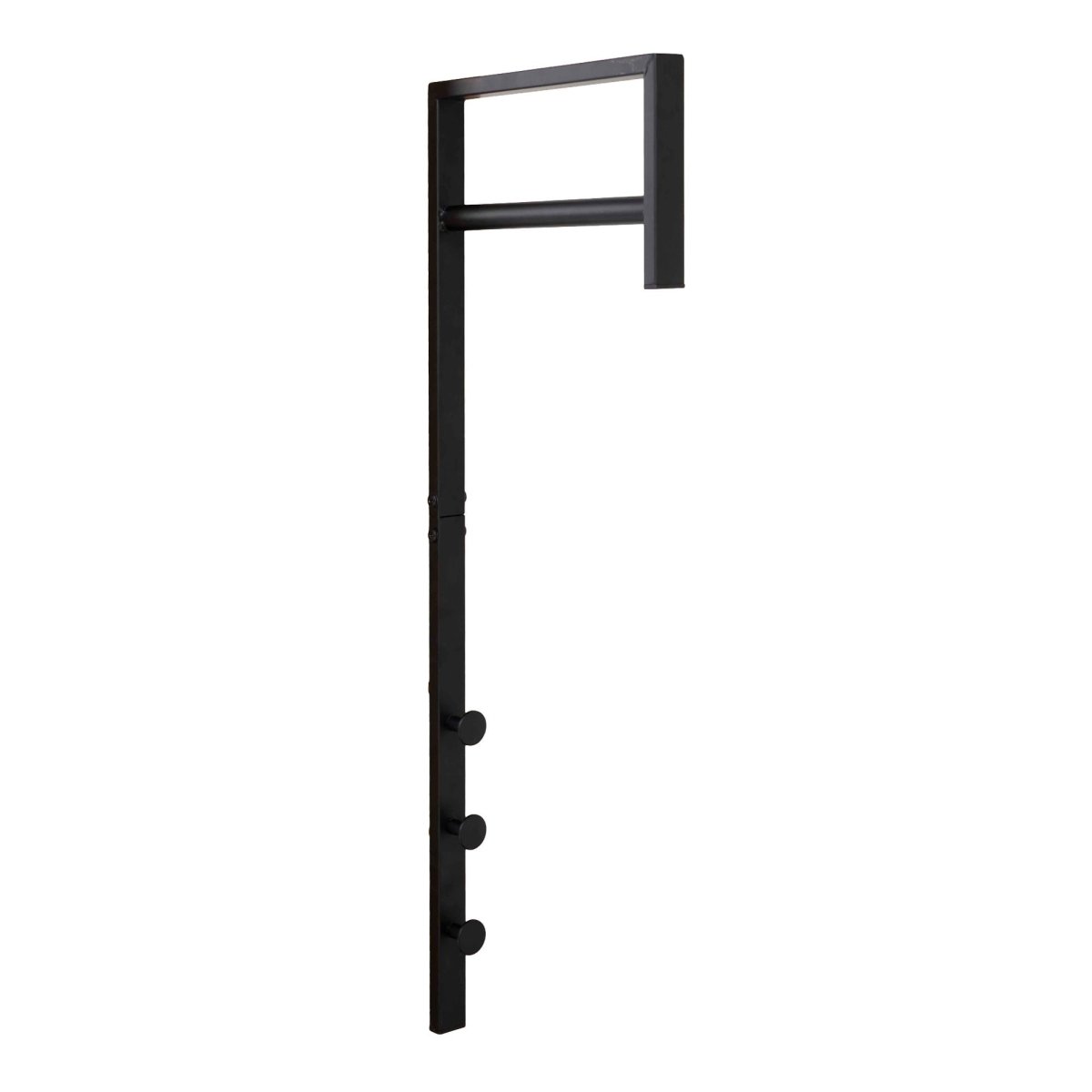 Trento vegghengt klesstativ sort metall 82 cm - Lindas Dekor