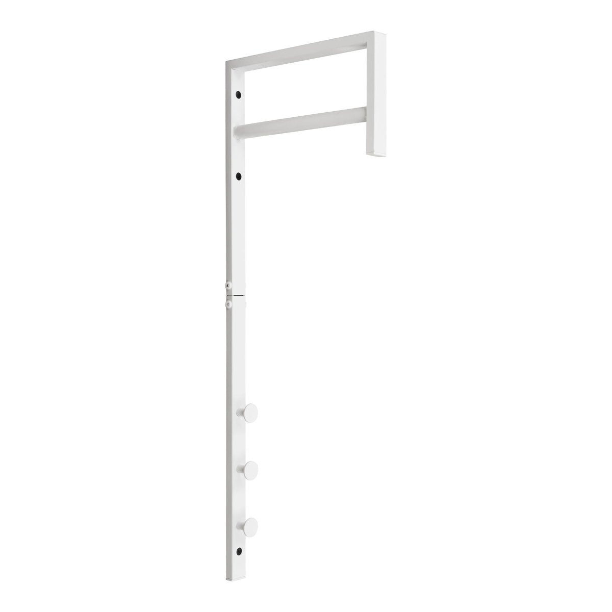Trento vegghengt klesstativ hvit metall 82 cm - Lindas Dekor