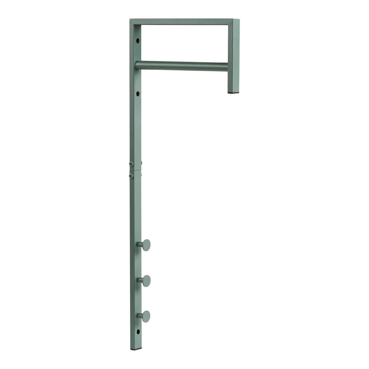 Trento vegghengt klesstativ grønn metall 82 cm - Lindas Dekor