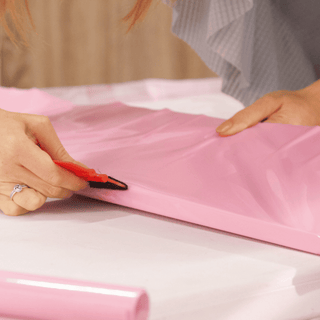 Vareprøve: Uni lack lys rosa kontaktplast