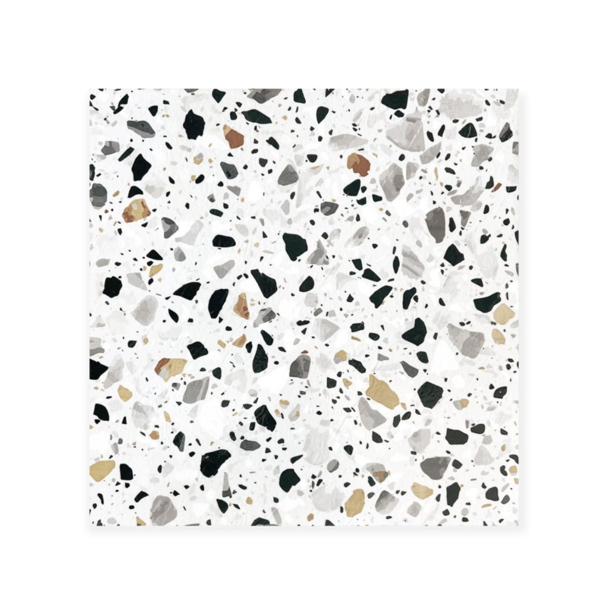 11 - pk Sirocco Soft Terrazzo selvklebende gulvfliser - Lindas Dekor
